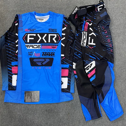 FXR 2025 PODIUM/CLUTCH PRO Gear Set – Dirt Bike Motocross Jersey & Pants Combo for Off-Road Riding