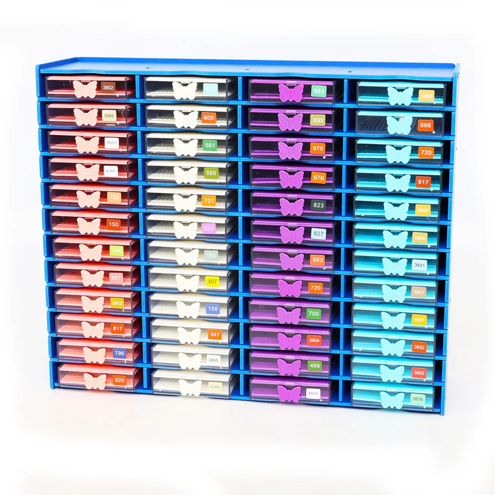 HOMFUN 5D Diamond Painting Tray Kit – 12/24/48 Slots with Storage Rack Organizer for Drill Plate Accessories