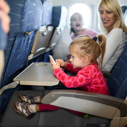 Kids Travel Airplane Bed: Portable Foot Rest Hammock for Baby Pedals, Seat Extender Leg Rest - Comfortable Airplane Travel Solution for Kids