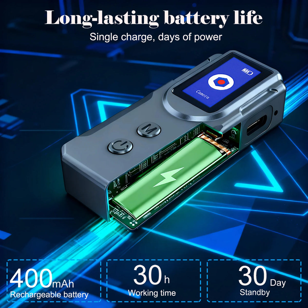 AI-Powered RF Signal Scanner - Portable Hidden Camera Detector with HD Display for Hotel & Travel Privacy Safety