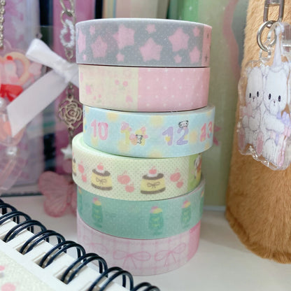Kawaii Panda Washi Tape - Cute Deco Masking Tape for Scrapbook DIY Arts Crafts Stationery Album Decoration