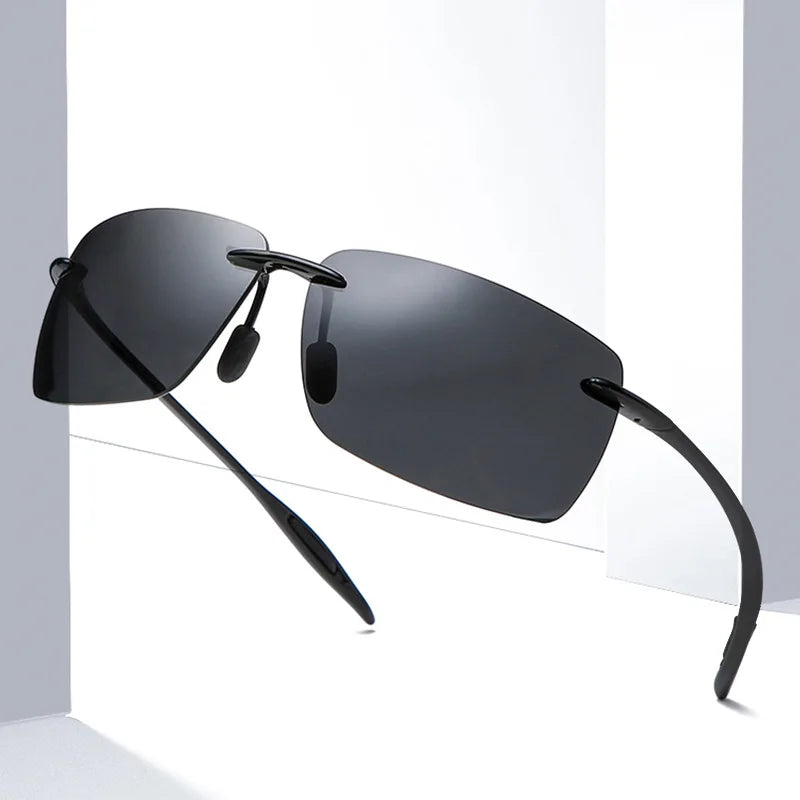 Ultralight TR90 Frameless Sunglasses — Unisex Driving & Outdoor Sports Shades
