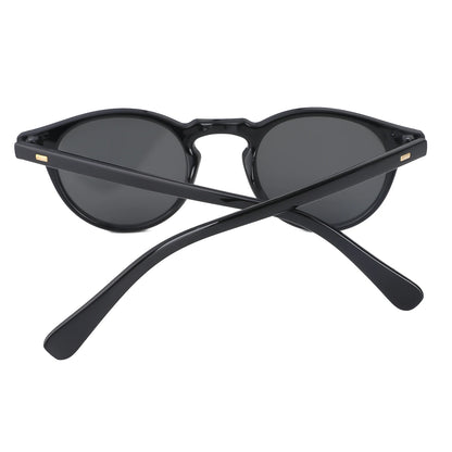Small Round Sunglasses — Retro Classic UV400 Shades for Men & Women, Perfect for Travel, Shopping & Hiking