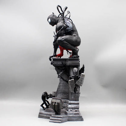 Spider-Man Venom Symbiote Figure — PVC Desktop Statue | Venom Figurine Model Toy Christmas Gift