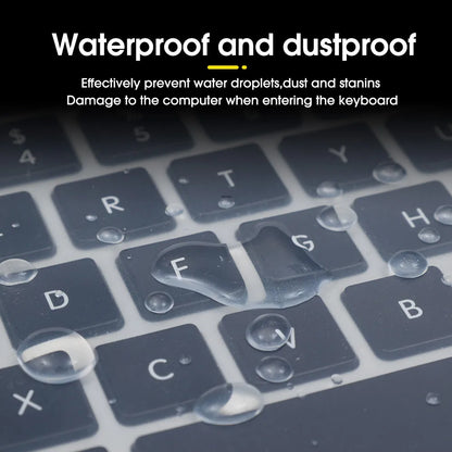 Universal Laptop Keyboard Silicone Cover 13–14" / 15–17" - Dustproof Waterproof Protective Keyboard Film