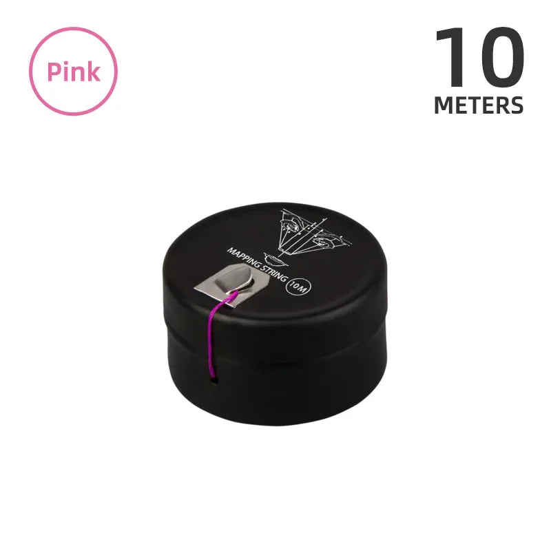 Microblading Eyebrow Mapping String - 10/20M Pre-Inked Brow Mapping Thread Marker for Permanent Makeup Tattoo Design