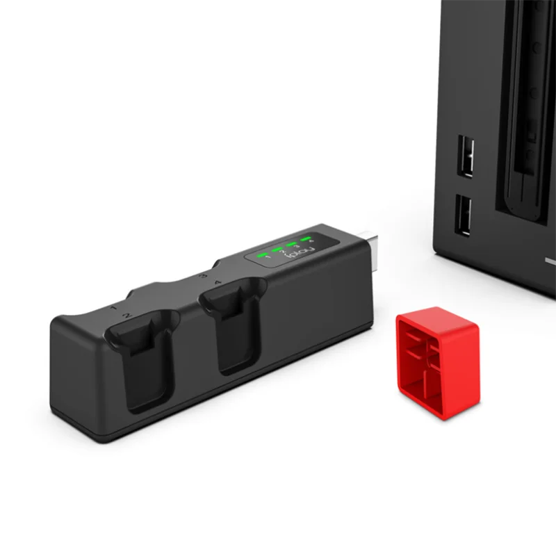 New Color 4-in-1 Charger Dock for Nintendo Switch OLED — Joy-Con Controller Charging Station Holder