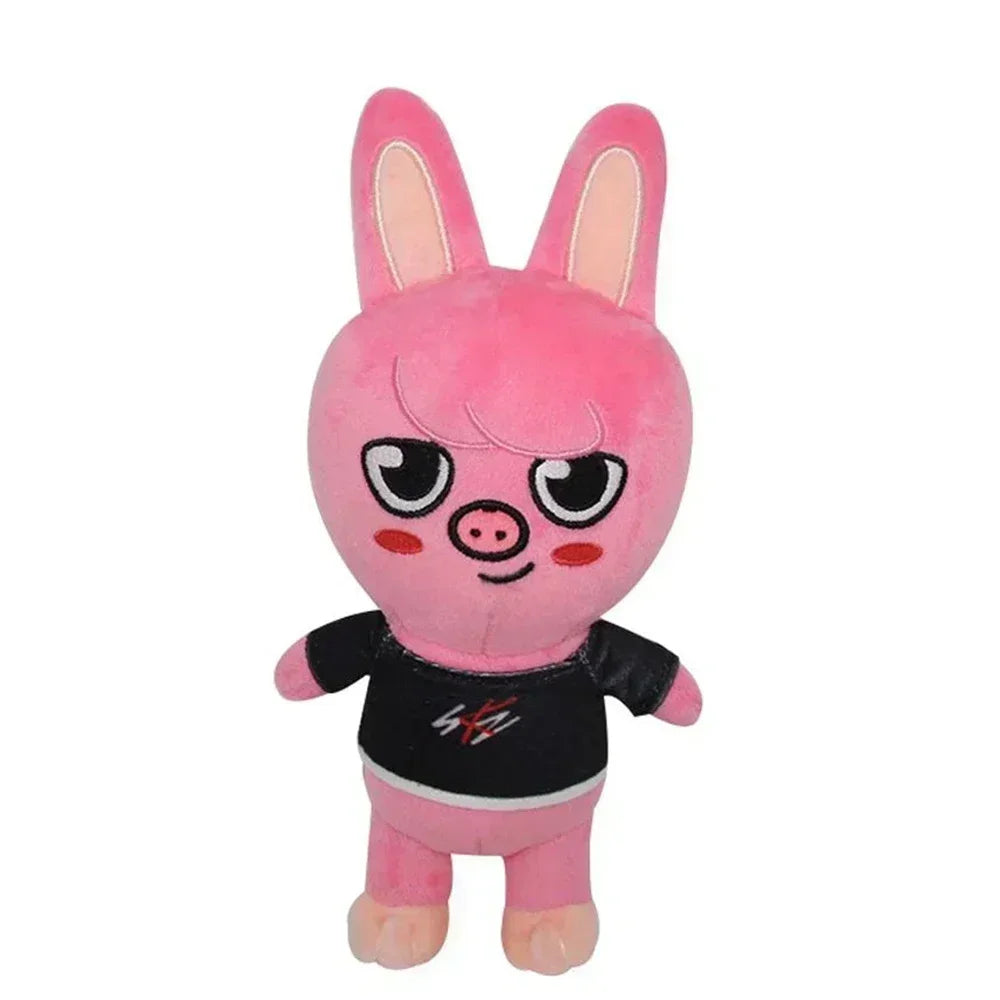 Kpop SKZOO Plush Keychain – Cute Dog Pendant Toy for Kids, Backpack Hanging, Birthday Gift