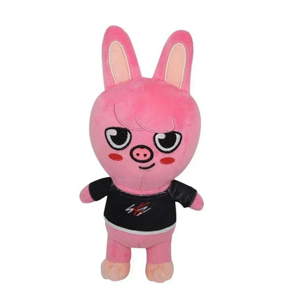 Kpop SKZOO Plush Keychain – Cute Dog Pendant Toy for Kids, Backpack Hanging, Birthday Gift