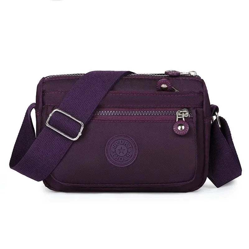 Nylon Oblique Crossbody Bag for Women - Stylish Shoulder Bag, Fashionable and Practical Mother Bag