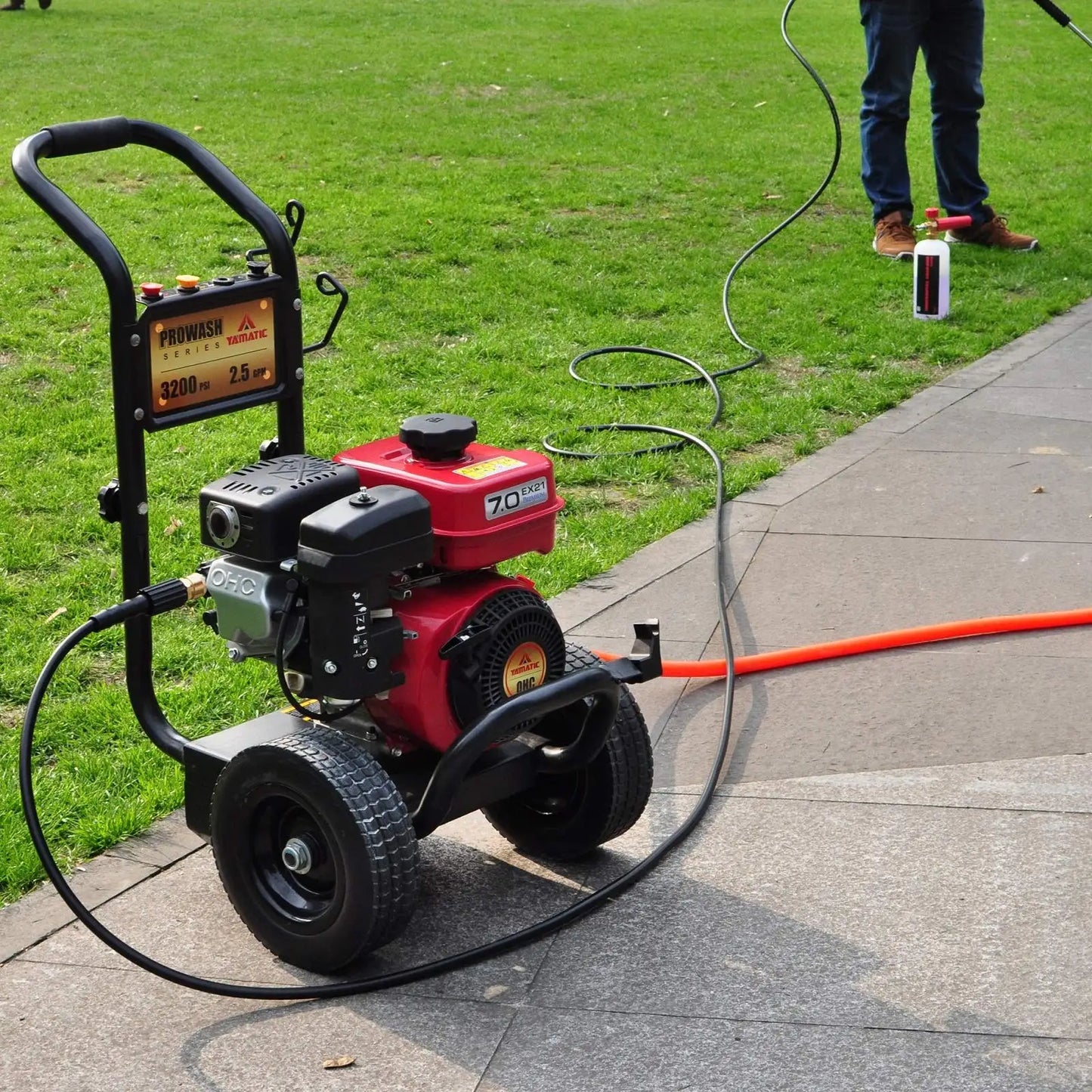High Pressure Hose for Parkside Pressure Washer - Replacement Water Hose for Car Wash & Cleaning