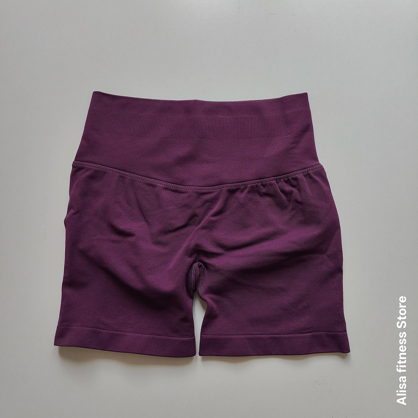 High Waisted Yoga Shorts - Seamless Tummy Control Fitness Shorts for Running, Workout & Activewear