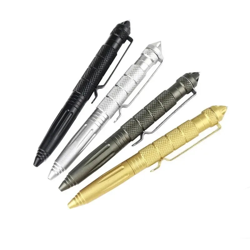 Military Tactical Pen — Multifunction Aluminum Survival & Emergency Glass Breaker