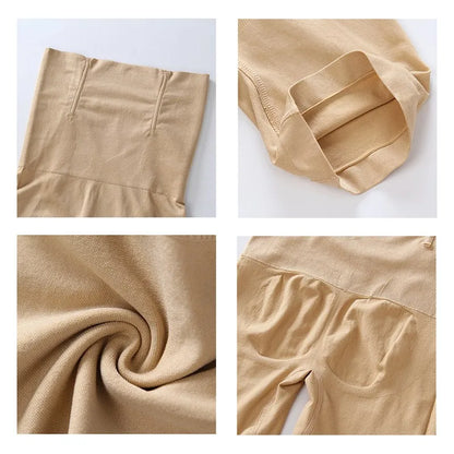 Plus Size Women's High Waist Body Shaper: Abdomen Shapewear Tummy Control Seamless Belly Panties
