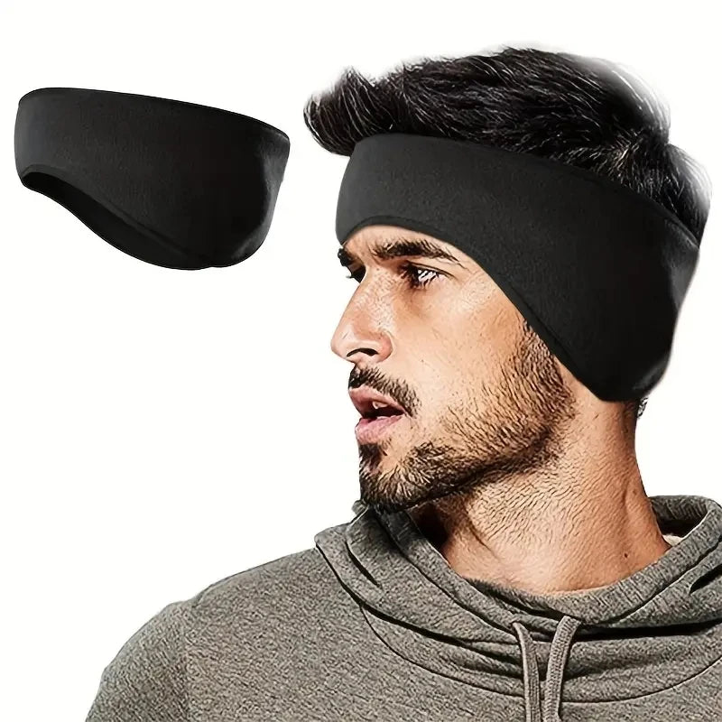 Polar Fleece Ear Warmer Headband - Winter Ear Muffs for Men and Women, Ideal for Running, Skiing and Outdoor Sports