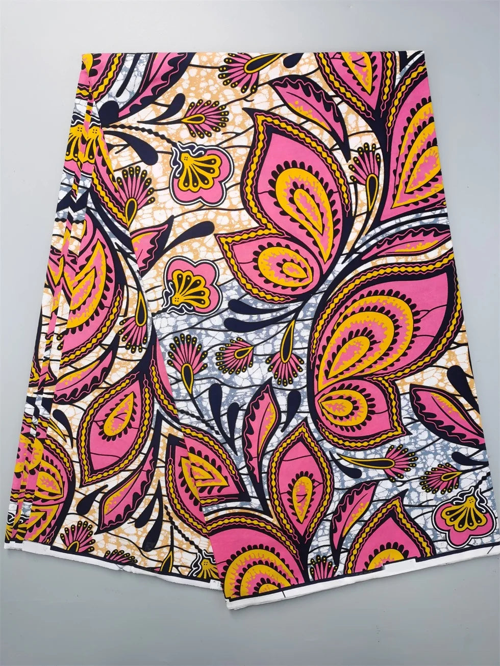 New Nigerian African Wax Fabric - 100% Cotton Real Wax Ankara Print High Quality Original Pagne Material
