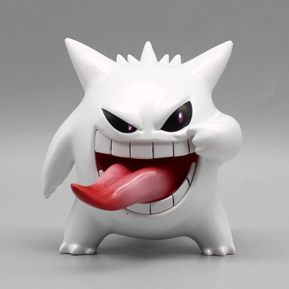 Pokemon Gengar Action Figure - Sticking Tongue Out Anime Collectible Statue, Different Colors, Kawaii Model Kids Toy & Gift