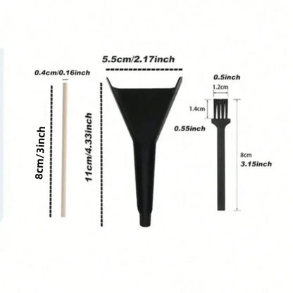 Pre-Rolled Cone Loader Tool Set – Includes Cone Loader, Cleaning Brush & Pressing Rod for Tobacco