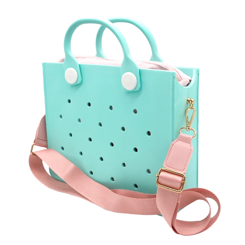 EVA Large Leather Shoulder Bag – Waterproof Casual Tote for Women, Beach Bag & Fashion Storage Handbag