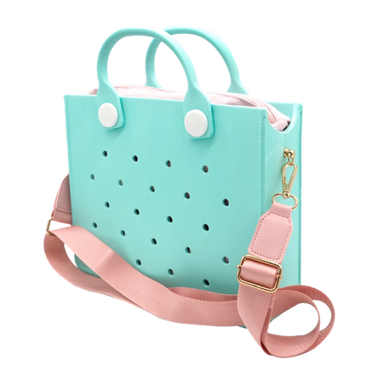 EVA Large Leather Shoulder Bag – Waterproof Casual Tote for Women, Beach Bag & Fashion Storage Handbag