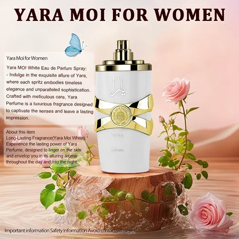 100ml Original Yara Moi Tous Asad Perfume Spray - Long-Lasting Men's and Women's Fragrance with Pheromones, Ideal Gift