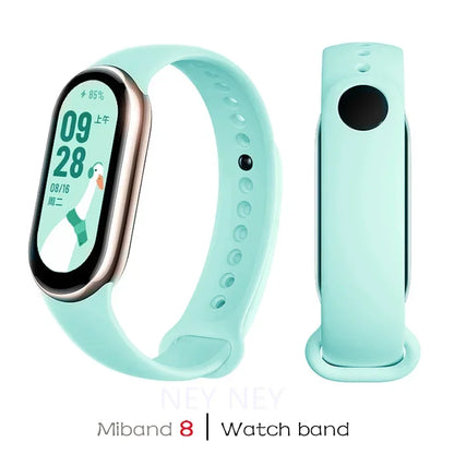 Waterproof Silicone Sport Strap for Xiaomi Mi Band 8/9 NFC – Replacement Smartwatch Bracelet