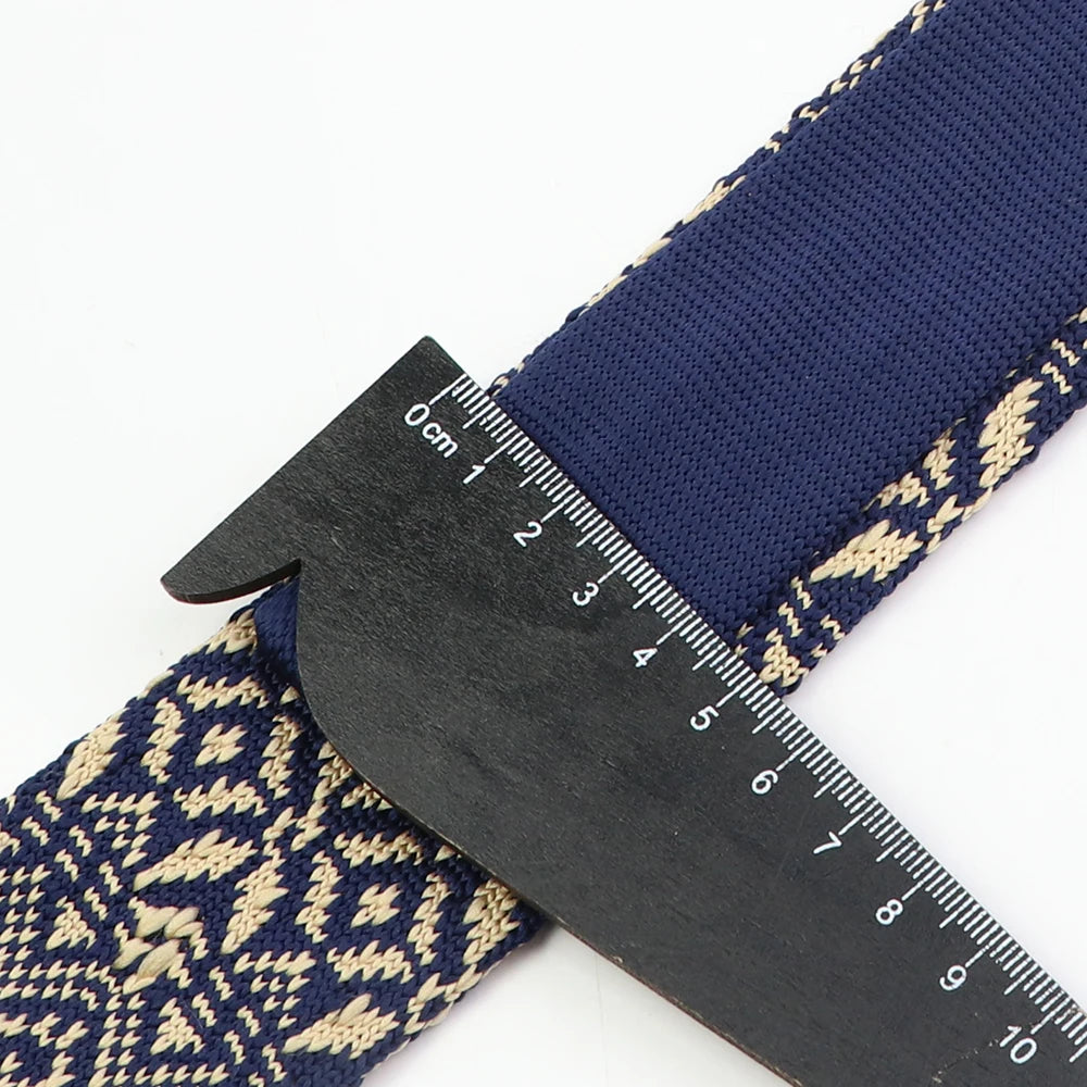 Classic Knit Neck Tie for Men — 6cm Plaid & Dots Casual Business Wedding Tie