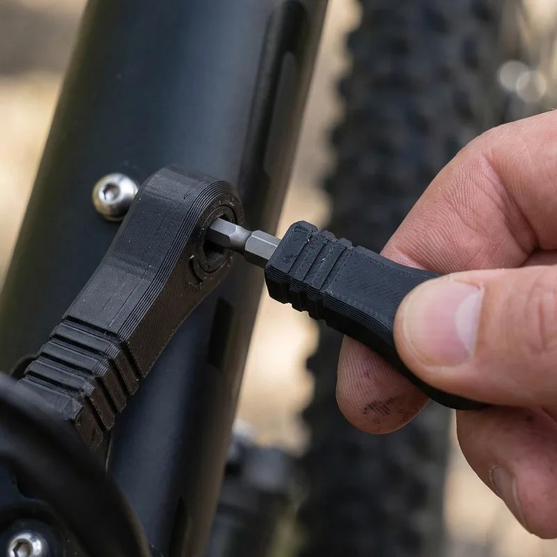 Mini Ratchet Screwdriver - Portable Hex Drive Handle for Tight Spaces, Watch & Glasses Repair