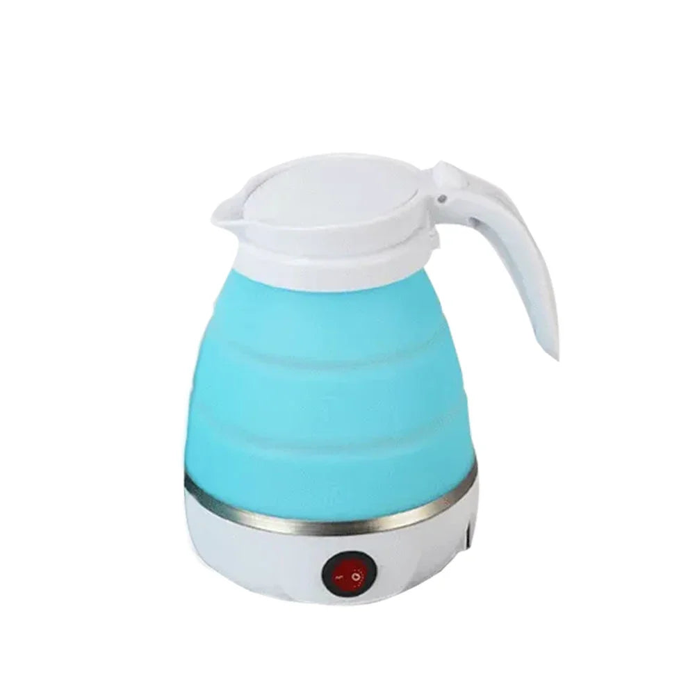 Portable 600ML Folding Electric Kettle – Travel & Camping Electric Water Heater, Foldable Design