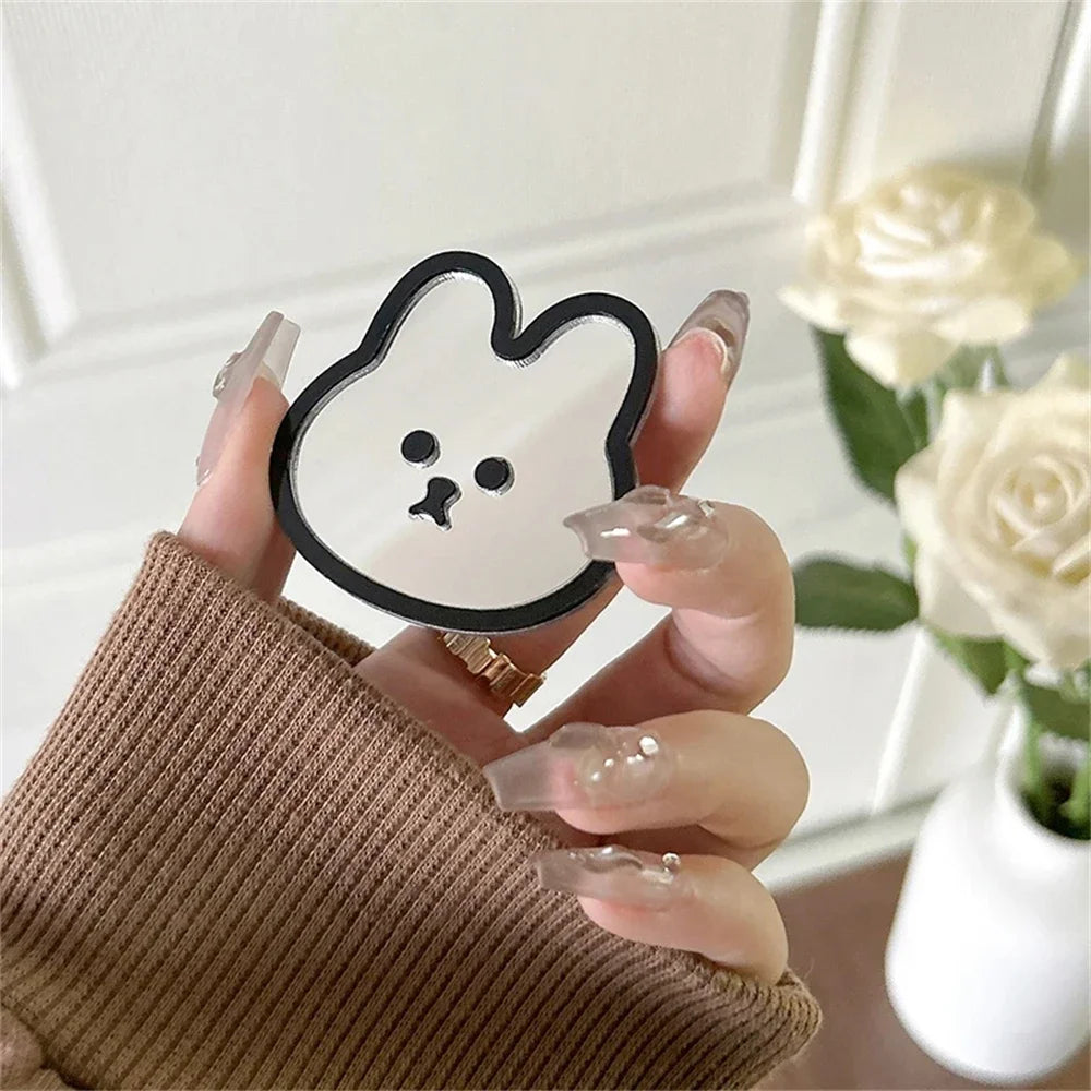 INS Cute Rabbit Phone Griptok – Foldable Ring Holder Stand, Korean Style Phone Accessory Gift for iPhone