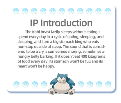 Pokémon Kawaii Snorlax Plush Toy – Cute Cartoon Stuffed Doll, Pendant & Throw Pillow, Birthday & Christmas Gift for Kids and Friends