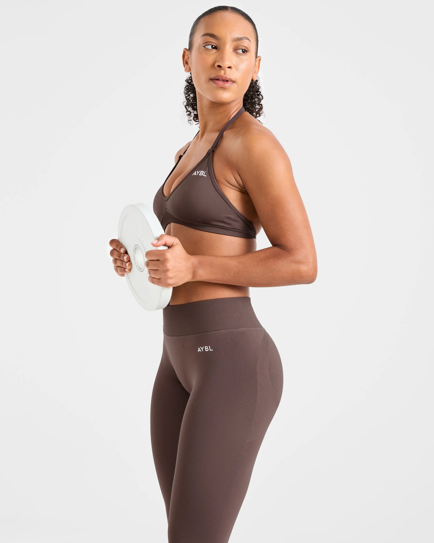 Seamless Scrunch Bum Yoga Leggings for Women – High Stretch Gym Fitness Workout Pants with Low Ribbed Waist Sports Tights