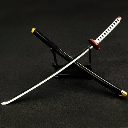 25cm Demon Slayer Katana – Kimetsu No Yaiba Real-Size Samurai Sword Anime Cosplay Prop & Home Decor