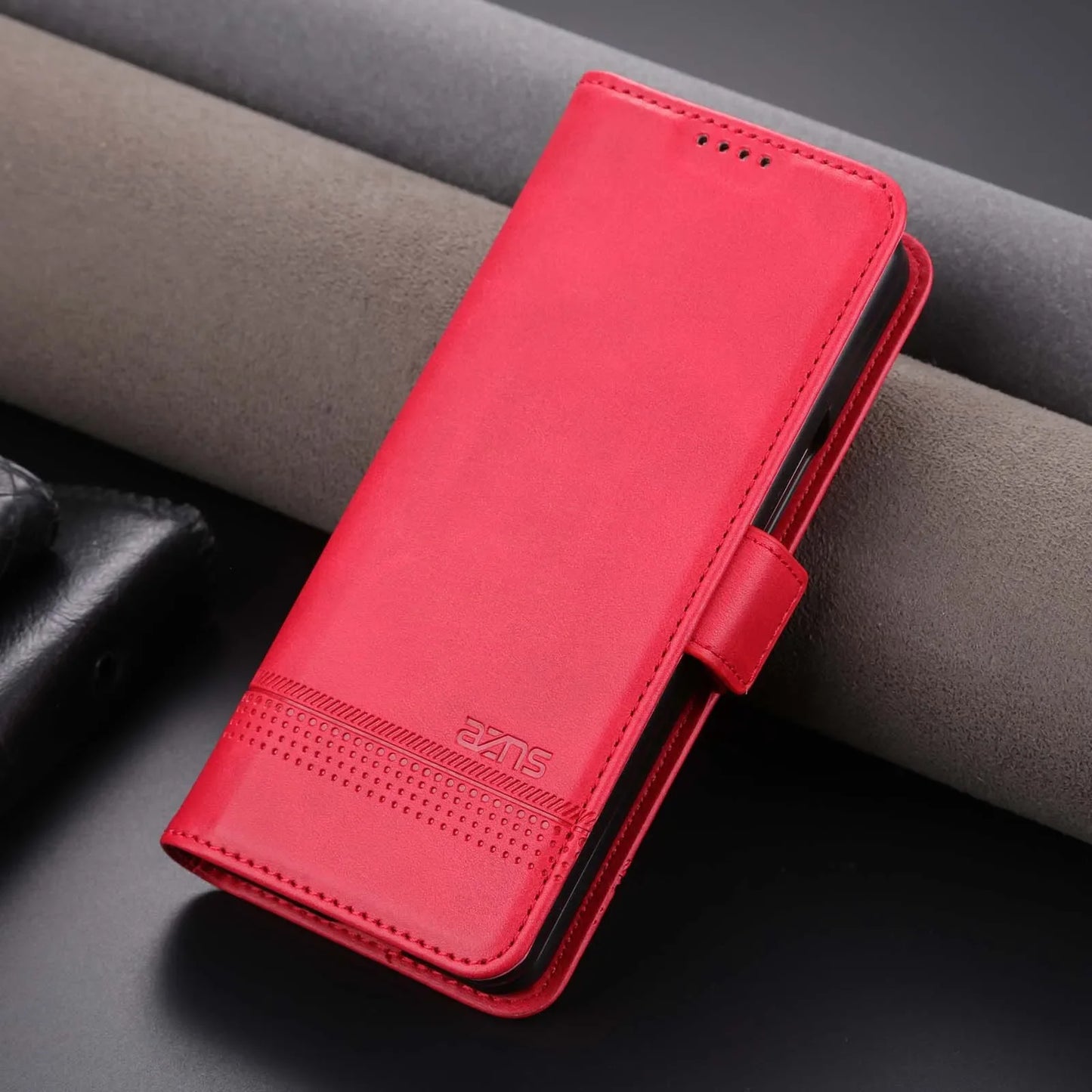 Phone Case for Samsung Galaxy Z Fold 6/5/4/3 — Fold6/5/4/3 5G Leather Wallet Card Holder Kickstand Shockproof Cover