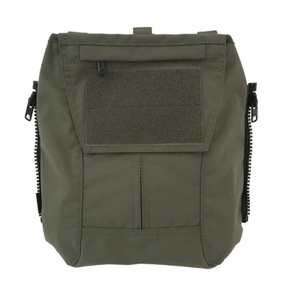 Panel Zip-On Pouch Backpack – 500D Nylon Plate Carrier Bag Compatible with CPC, AVS, JPC 2.0 Vests