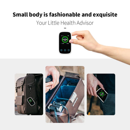 3-in-1 Air Quality Monitor - CO2, CO, Temperature & Humidity Meter with NDIR Sensor, LCD Display & Alarm