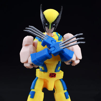 9L3D Lucky13 T13 Action Figures — 3D Printed Deadpool, Wolverine, Batman, Spider-Man & Venom Anime Model Toys, Collectible Gift