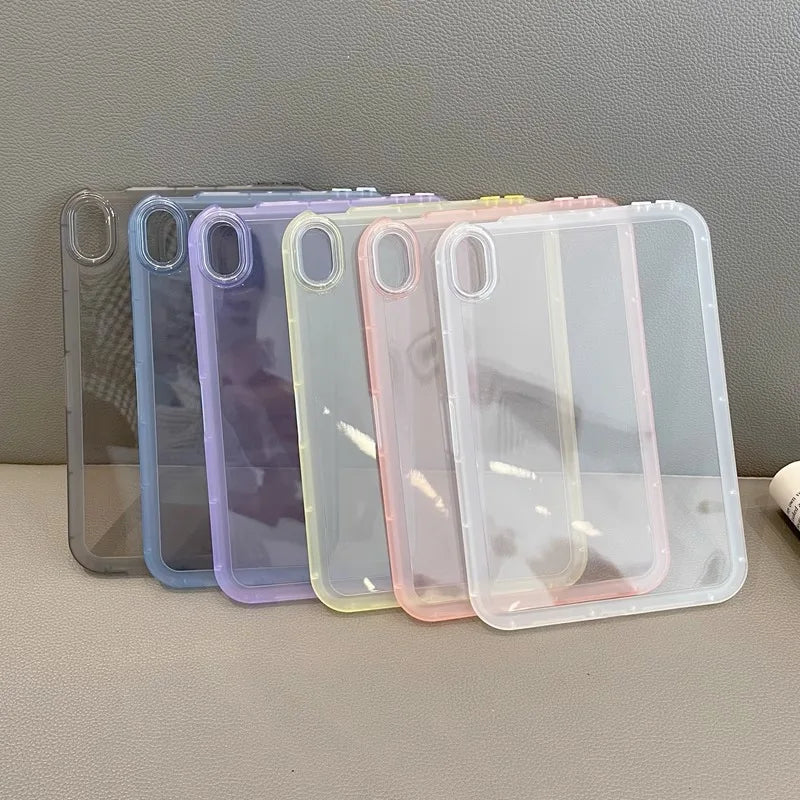 Clear Shockproof Soft Case for iPad 7th Generation: Compatible with iPad 10th 2022, 9th/8th 10.2, Pro 11/12.9, Air 5/4, 10.9, 5th/6th, 9.7 - Protective Cover