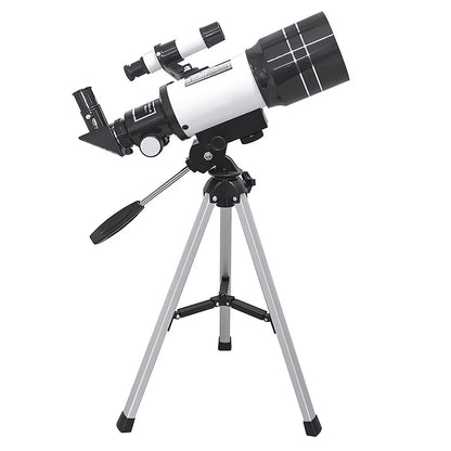 150X Astronomical Telescope – 70mm Refractor Portable Travel Scope with Phone Adapter & Wireless Remote