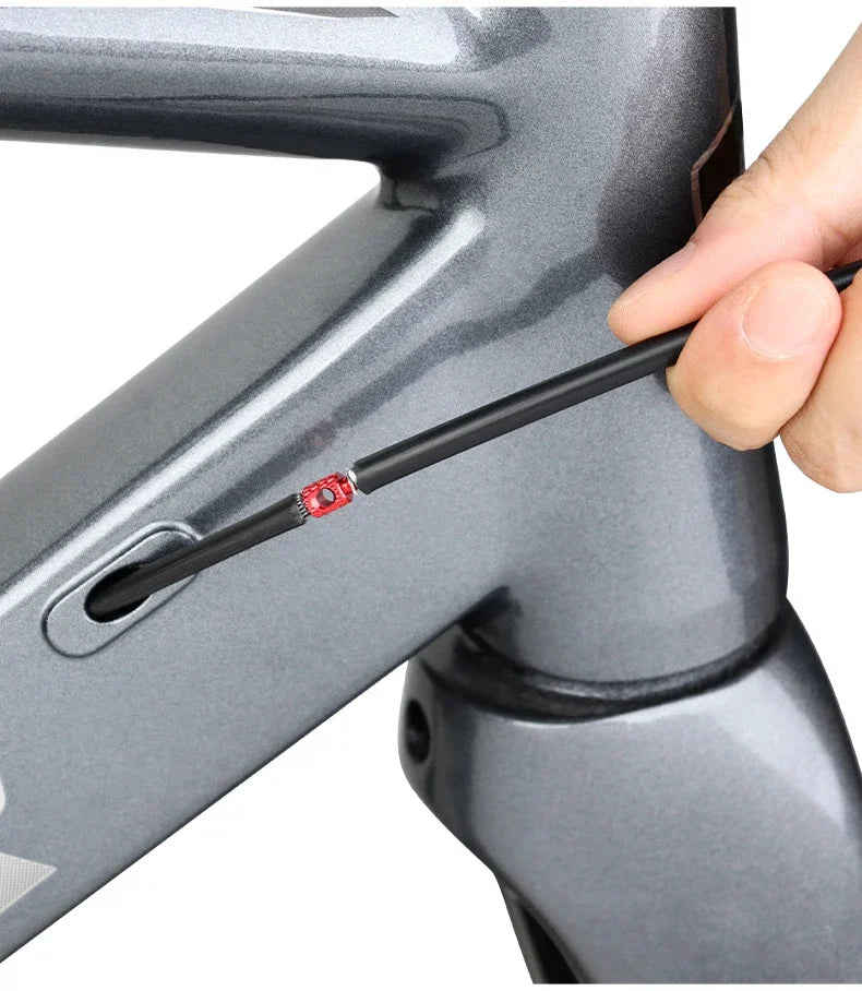 1–20pcs Bike Internal Cable Routing Tool – Red Adapter for 4–5.5mm Brake, Shift Cable & Hydraulic Hose Repair