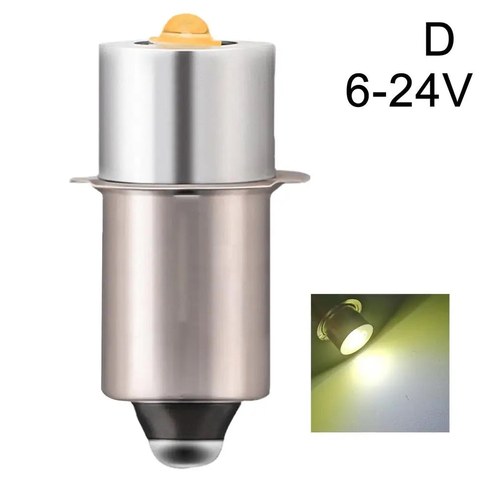 P13.5S E10 BA9S LED Flashlight Bulb - 5W White Upgrade Replacement Lamp for Maglite Torches DC6V-24V