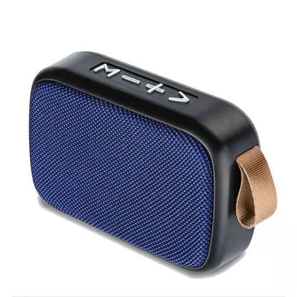 Wireless Mini Bluetooth Speaker – Fabric Design, TF Card Support, 3D Stereo Sound for Outdoor Use
