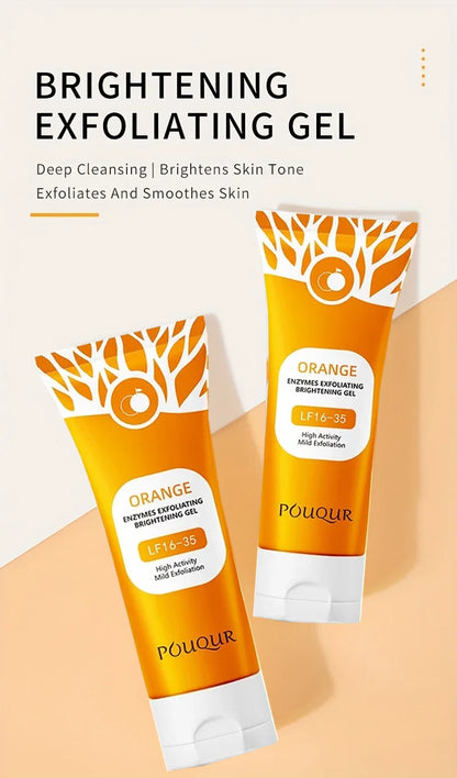 Exfoliating Facial Peeling Gel – Moisturizing, Brightening & Nourishing Face Scrub for Skin Care
