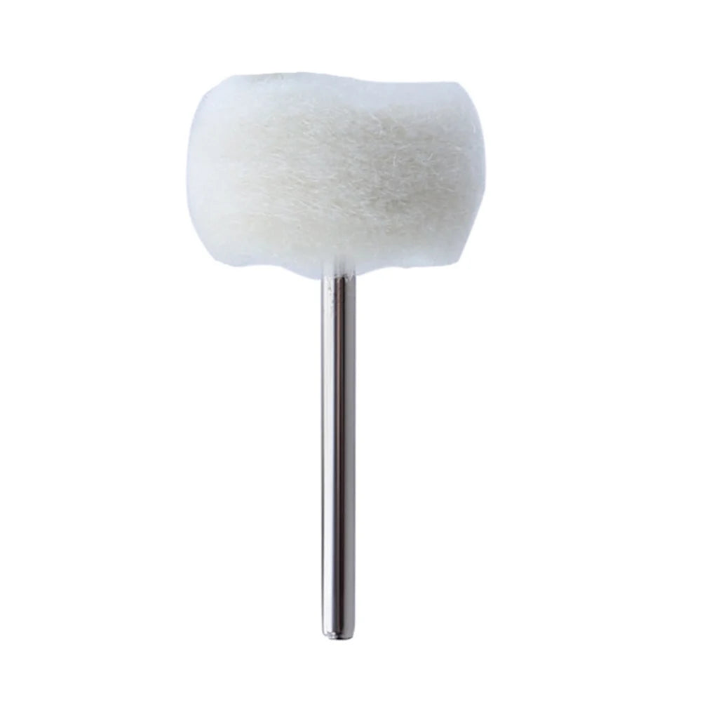 1-10pcs Mini 3mm Felt Polishing Brush – Sanding & Grinding Heads for Dremel Rotary Tool Jade Buffing