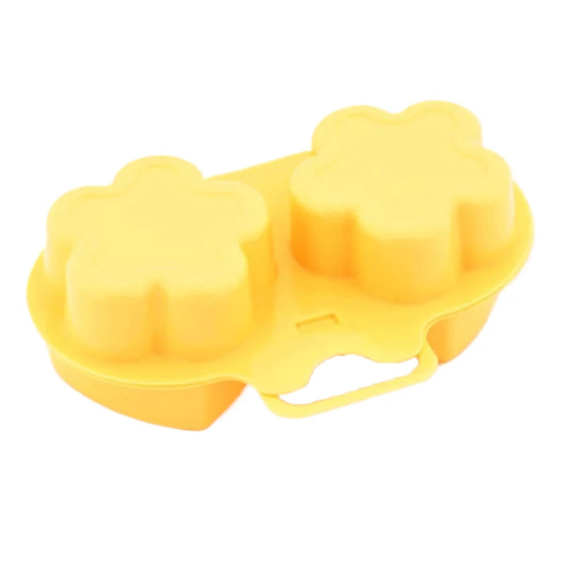 Microwave Egg Steamer Mold – Flower & Heart Shape Cooker for Easy Breakfast Eggs