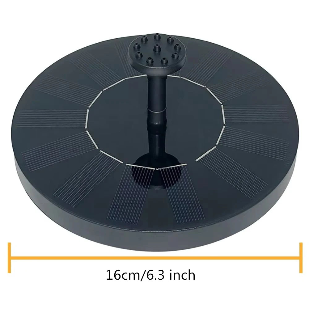Mini Solar Powered Water Fountain – Floating Garden & Pond Waterfall Pump for Bird Bath, Outdoor Decorative Water Feature