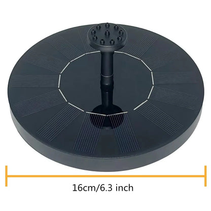 Mini Solar Powered Water Fountain – Floating Garden & Pond Waterfall Pump for Bird Bath, Outdoor Decorative Water Feature