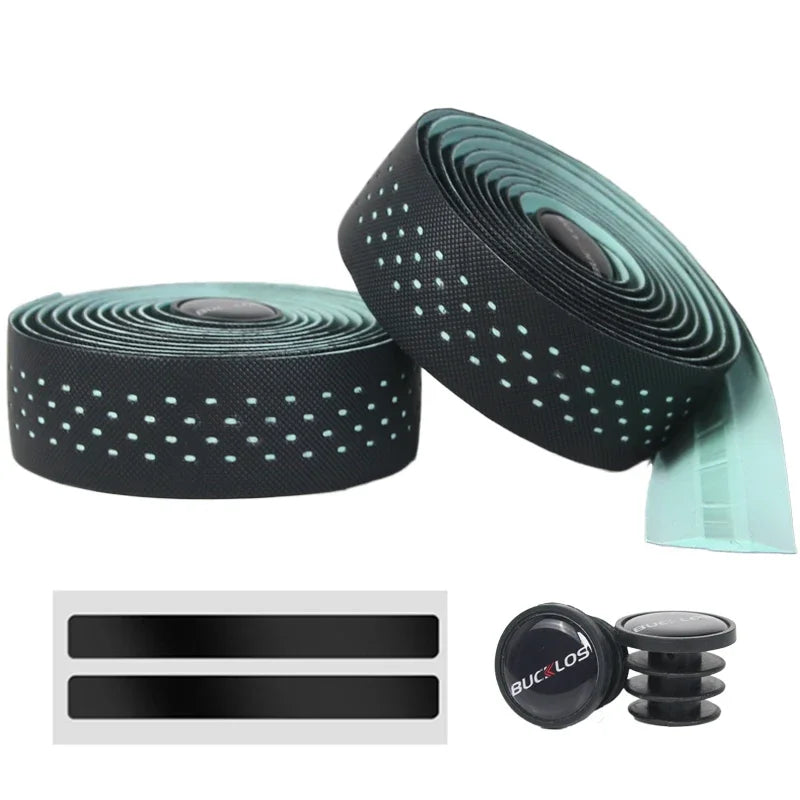 BUCKLOS Road Bike Handlebar Tape – Soft PU EVA Anti-Slip Shock-Absorbing Grip for Gravel and Cycling