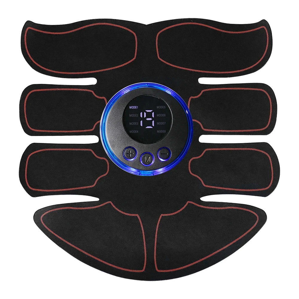 EMS ABS Muscle Stimulator - Electric Abdominal Muscle Toner and Fitness Training Massager
