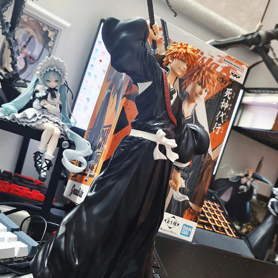 Bleach Anime Figures - Ichigo, Byakuya & Toushirou PVC Action Statues